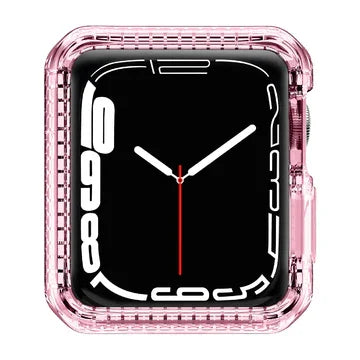 Itskins Spectrum Clear Series Case For Apple Watch 44/45Mm - Light Pink - Tashqila Itskins Spectrum Clear Series Case For Apple Watch 44/45Mm - Light Pink - Tashqila